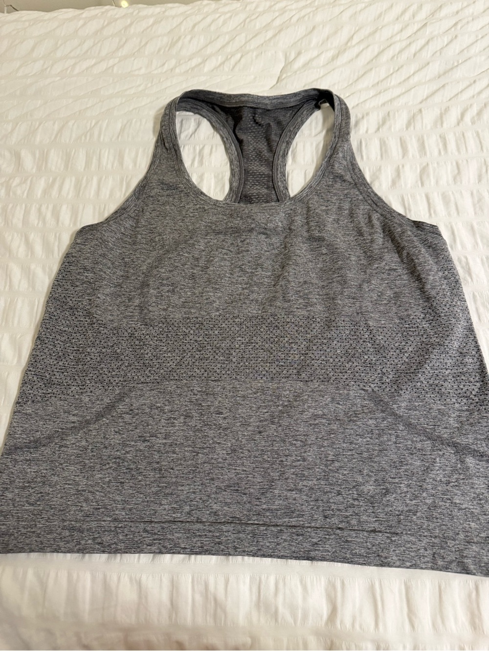 lululemon athletica Gray Racerback Swiftly Tank
